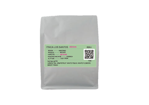 PERU FINCA LOS SANTOS GEISHA  <WASHED>  [150g］